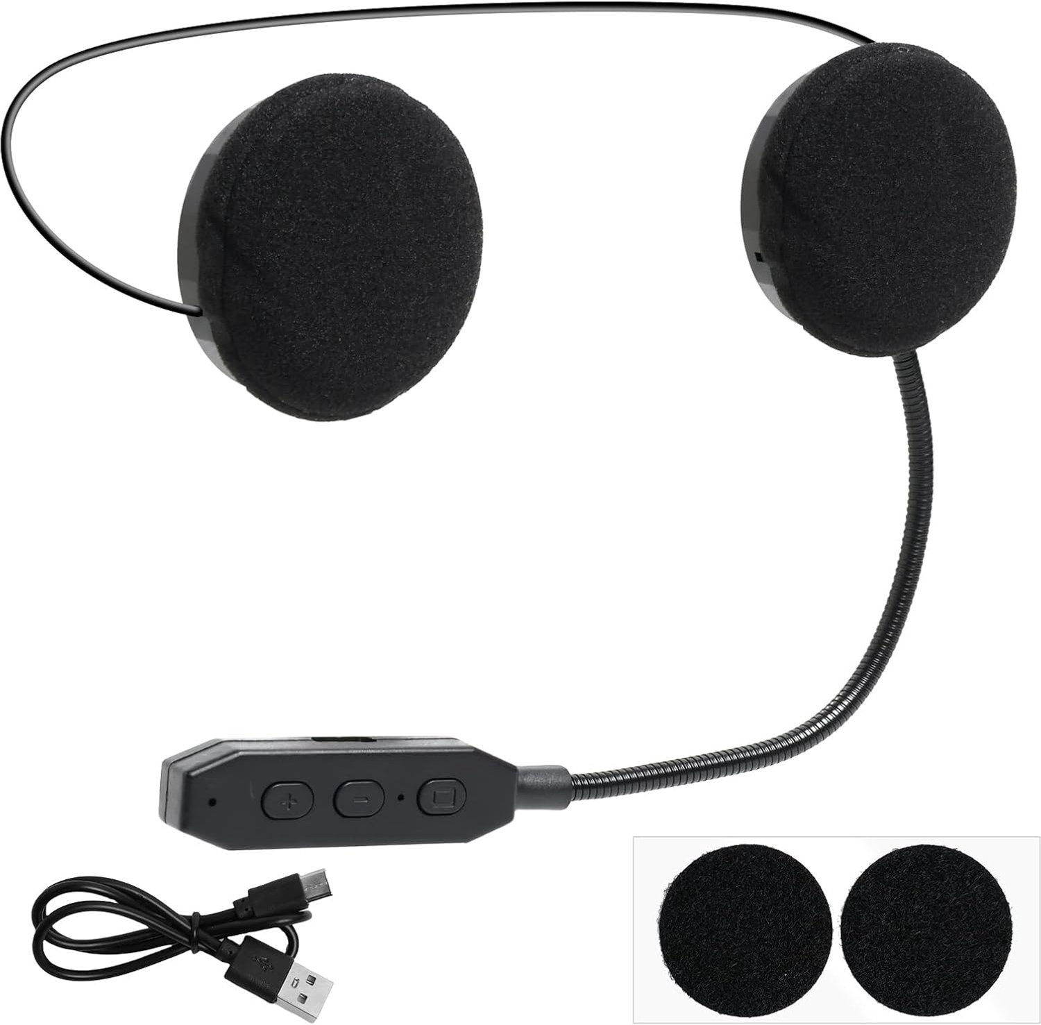 Bluetooth headset met ruisonderdrukking - handsfree bellen - veilig rijden - Vemera