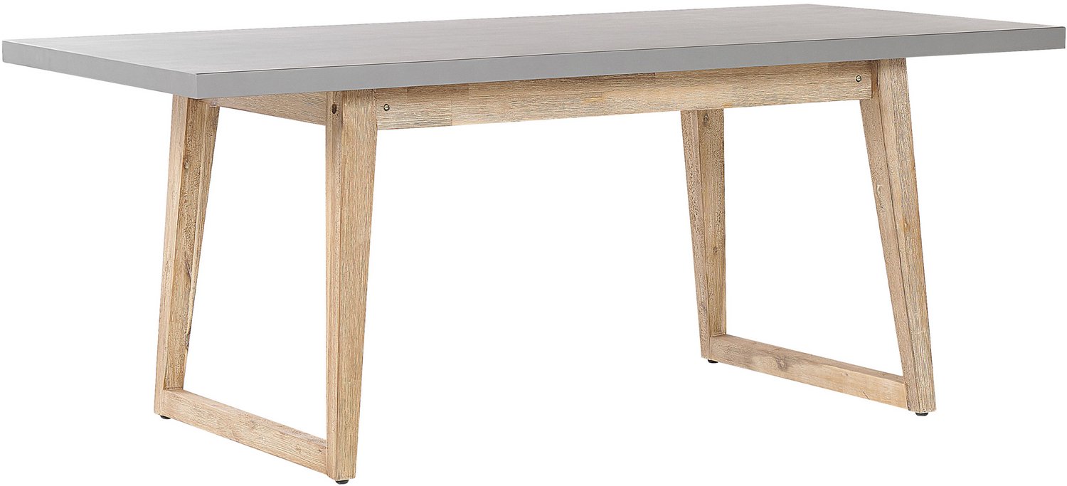 Beliani ORIA - Tuintafel - Grijs - 90 x 180 cm - Vezelcement