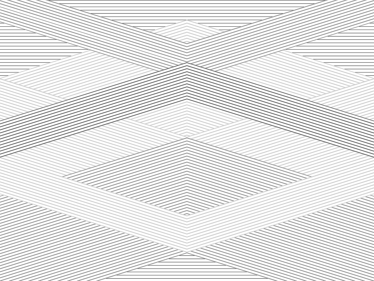 Rasch Fotobehang Geometrisch Grijs/Zwart 2.80x3.72m - Young Artists Collectie