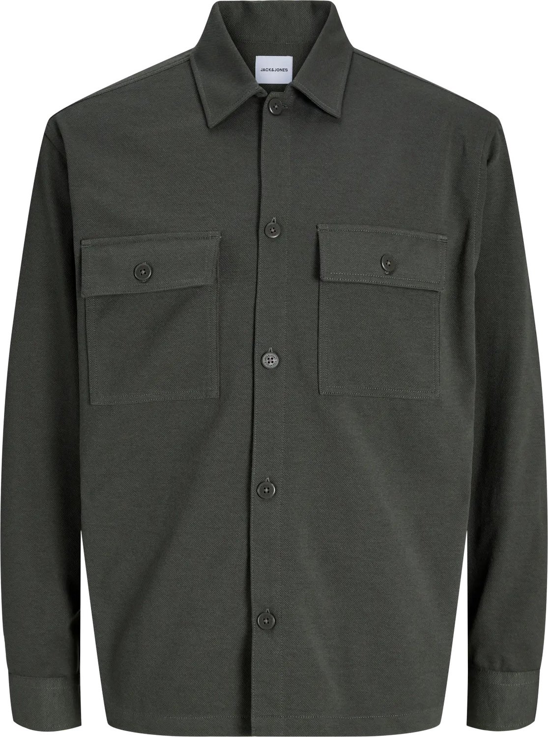 William sweat overshirt relaxed fit - jersey - grijs (beluga)