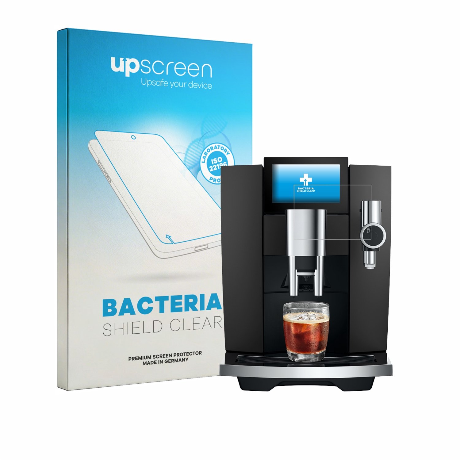 upscreen - Screenprotector voor Jura S10 - Folie Beschermfolie transparant antibacterieel