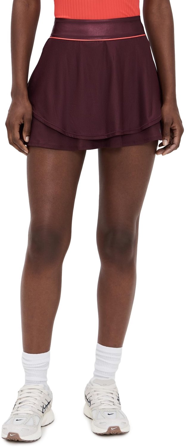 Nike Slam Skirt US Open Tennisrok Bordeauxrood