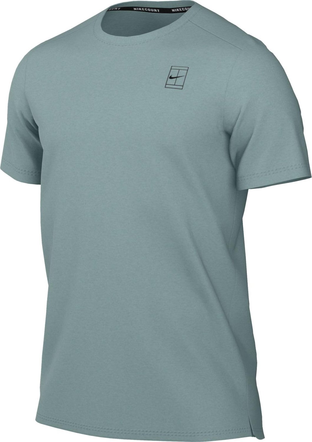 Nike m df advantage top heritage Tennisshirt Groen
