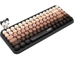 Retro Draadloze Toetsenbord met Stille Mechanische Switches