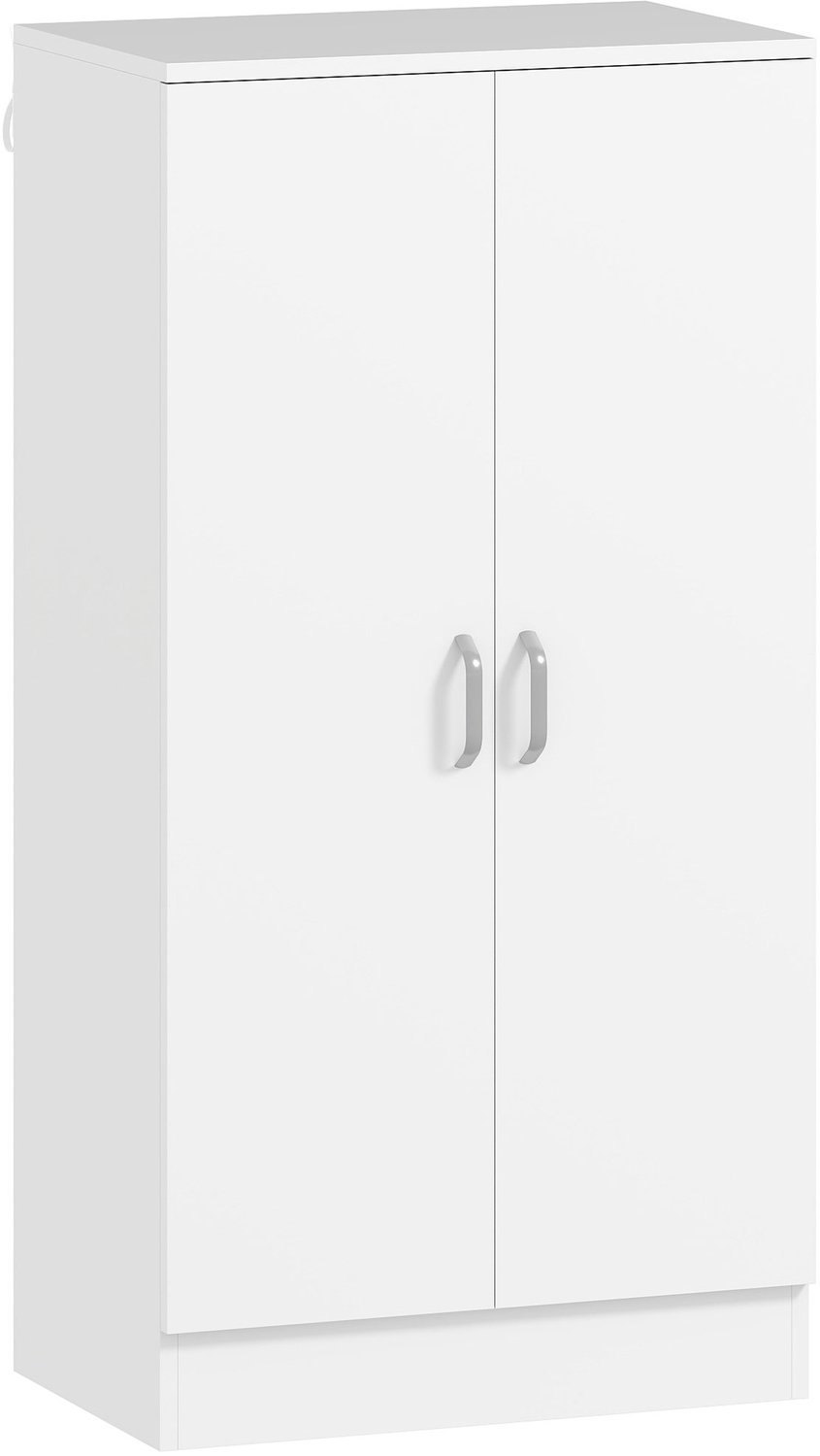 Homona Schoenenkast - Met verstelbare planken en soft-close scharnieren - 55 x 35 x 108 cm - Wit