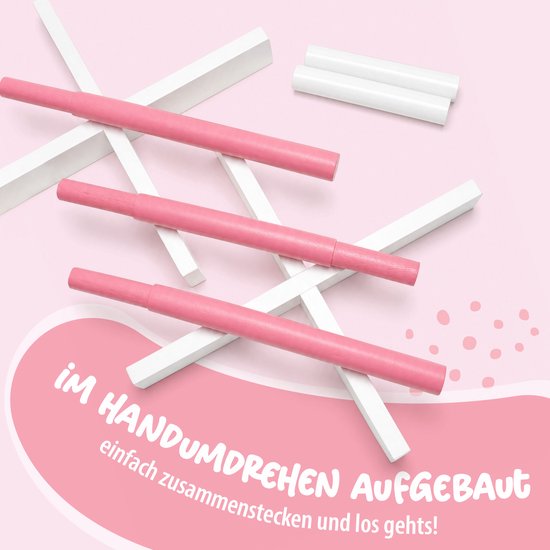 Pink Papaya hobbelpaard cavaletti - Hindernissen voor hobbelpaarden, hobbelpaardaccessoires — afbeelding 4