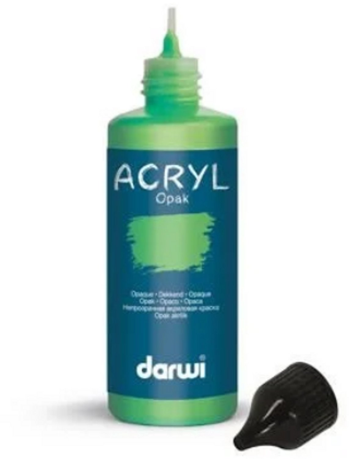 Darwi opaque acrylverf tropisch groen 623