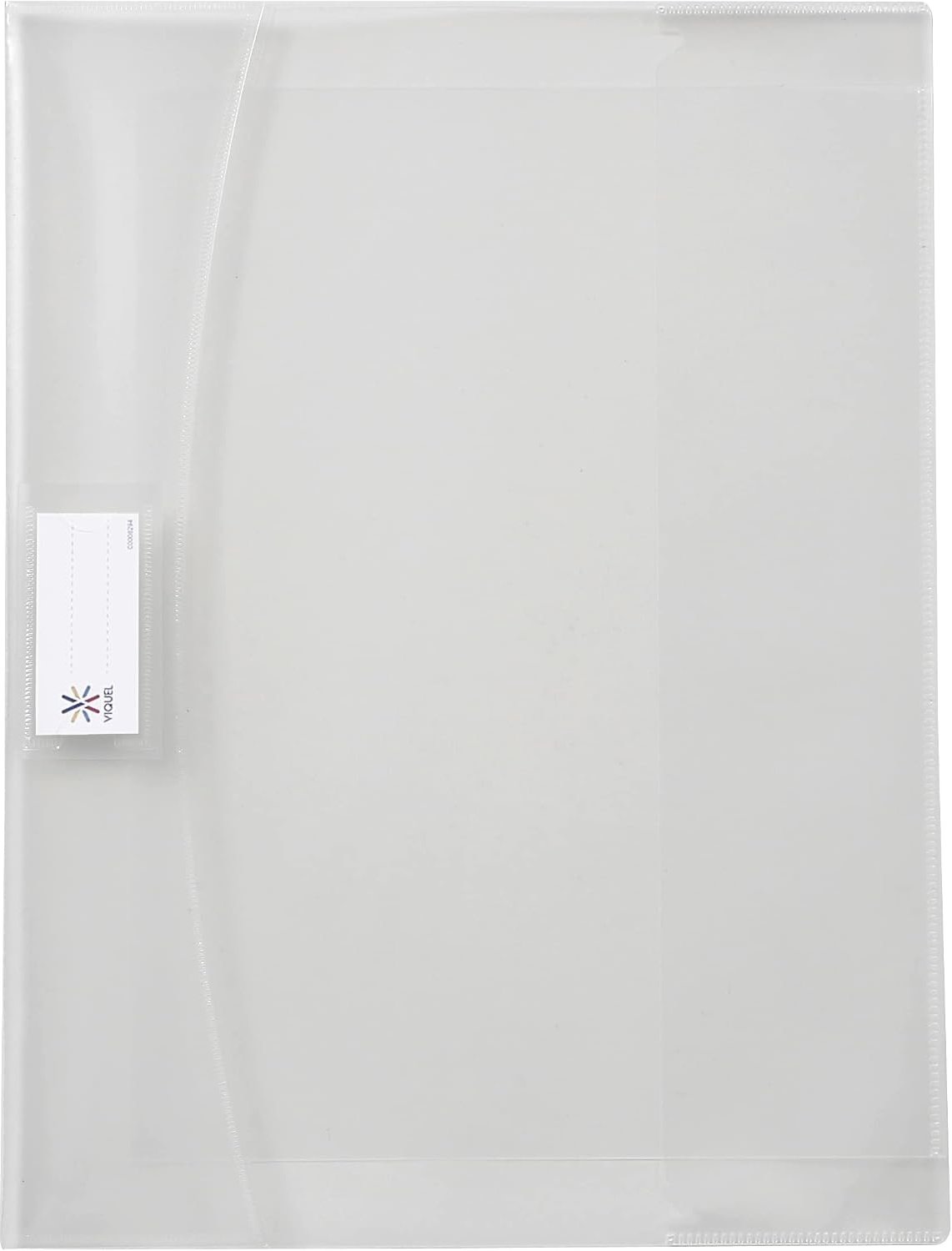 Viquel Plastic Boekbeschermer 24x32cm Transparant met Versterkte Rug