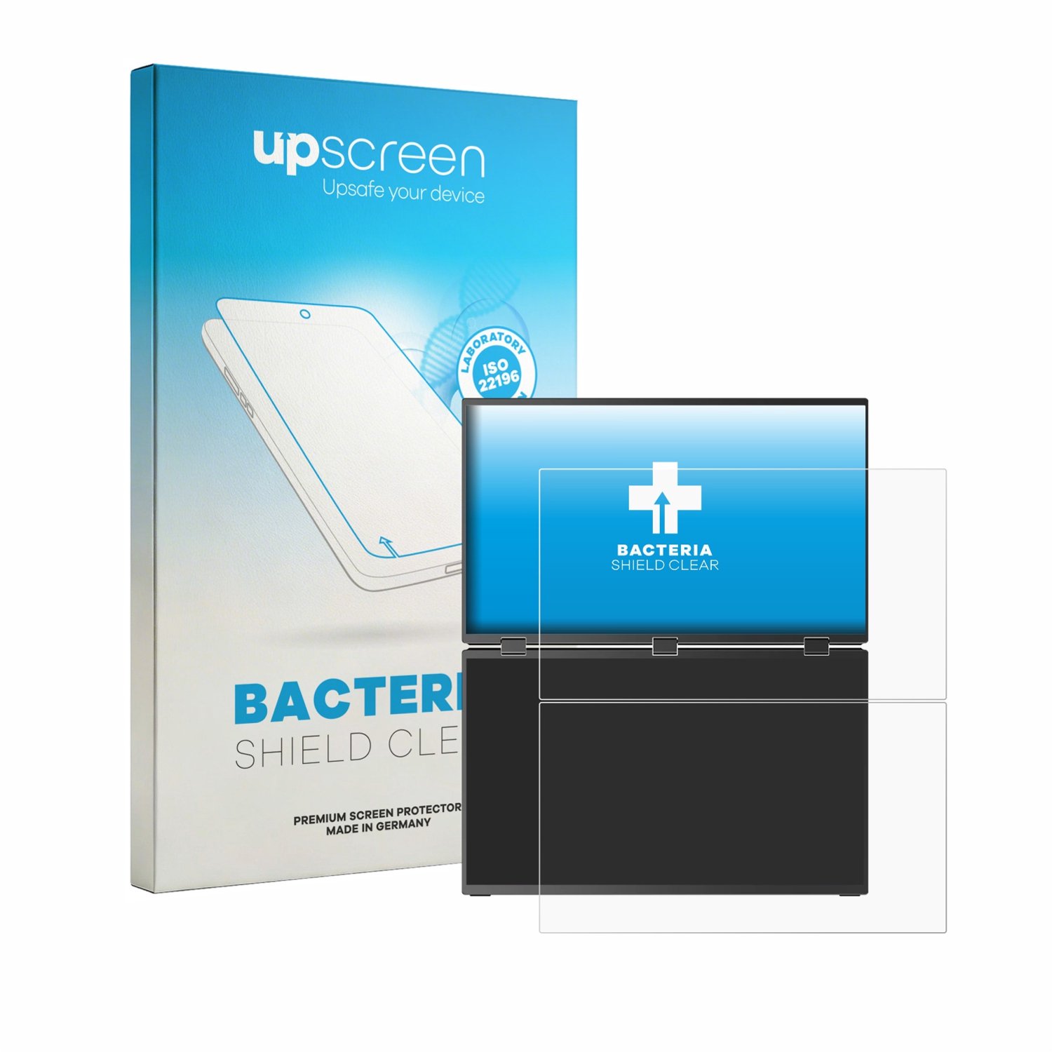 upscreen - Screenprotector voor Uperfect Delta Max Touch 18.5" - Folie Beschermfolie transparant antibacterieel