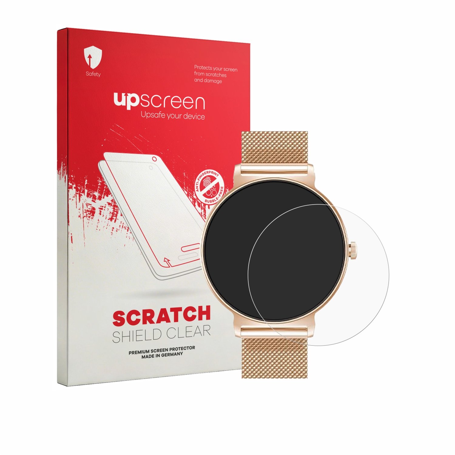 upscreen - Screenprotector voor taopodo JX523-GD 1.27" - Folie Beschermfolie transparant