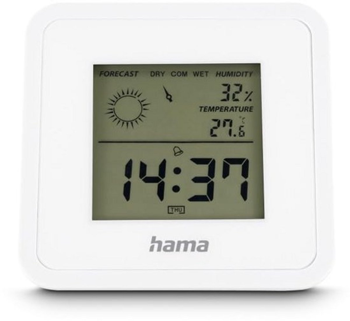 Digitale Binnen Thermometer en Hygrometer met Tijdweergave