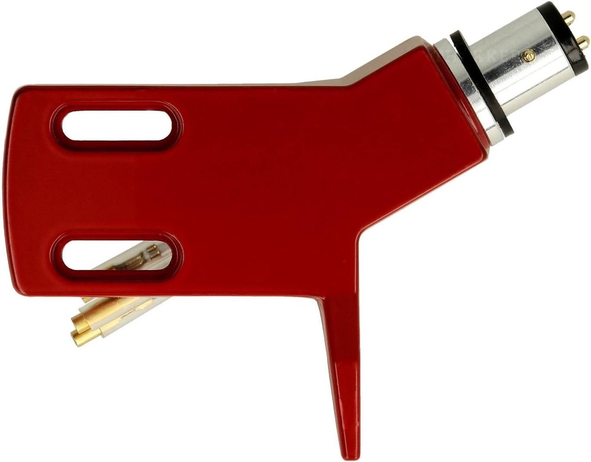 Headshell kabels - Rood - Lichtgewicht Aluminium Headshell met SME Connector - Voor Rechtse Toonsoorten