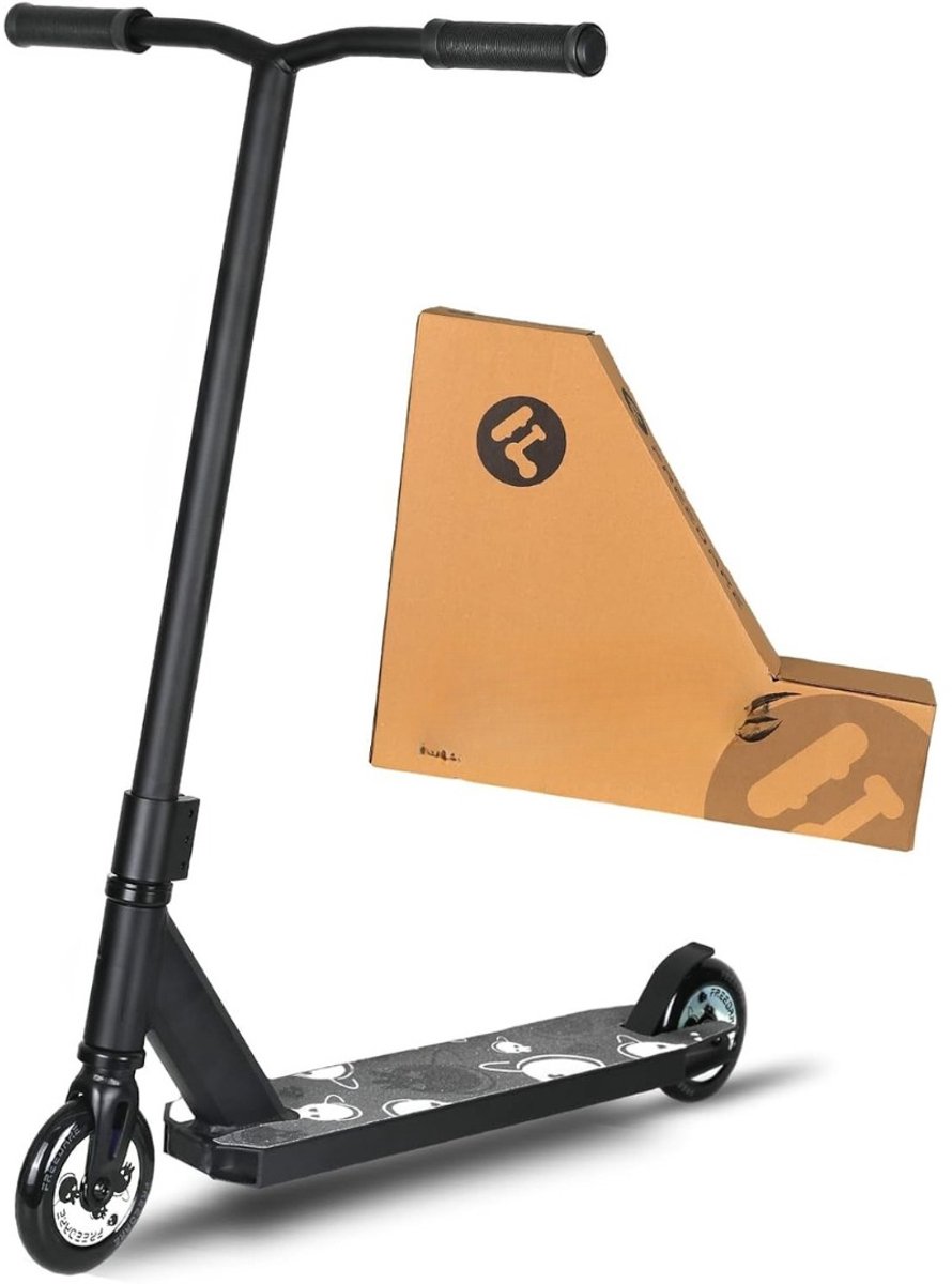 Kavo Stunt Step - Pro Stepjes - Startersstep - Zwart - 67cm x 11cm x 85cm