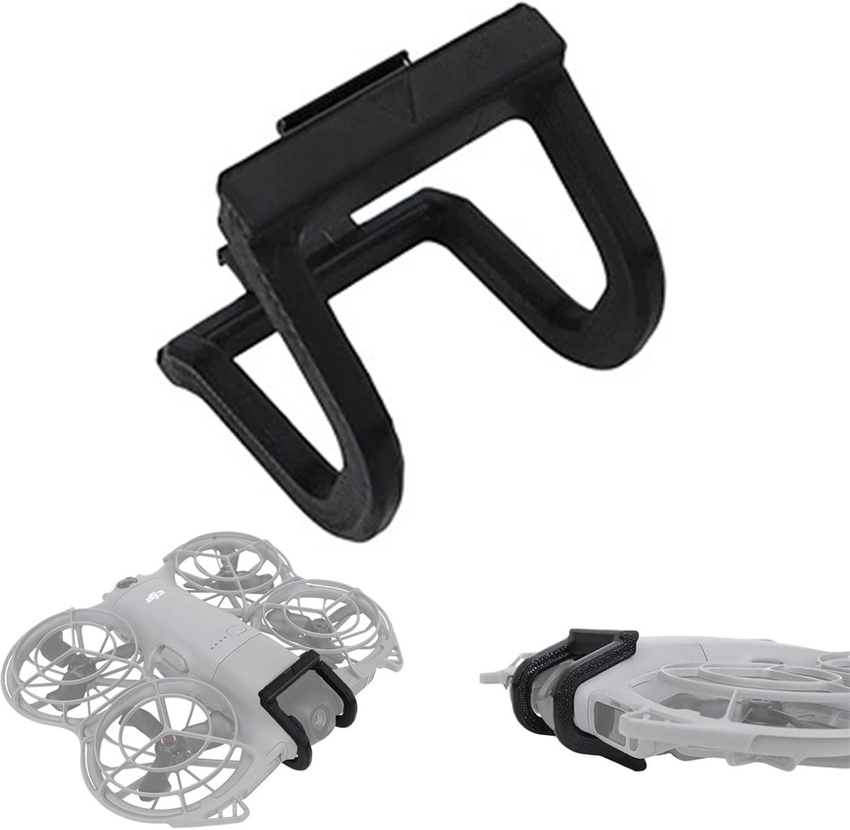 Lens Bumper Guard voor DJI NEO 2, Gimbal Protector Lens Protector Beschermende Bar Accessoires voor DJI NEO 2, kunststof, krasbestendig slagvast (zwart)