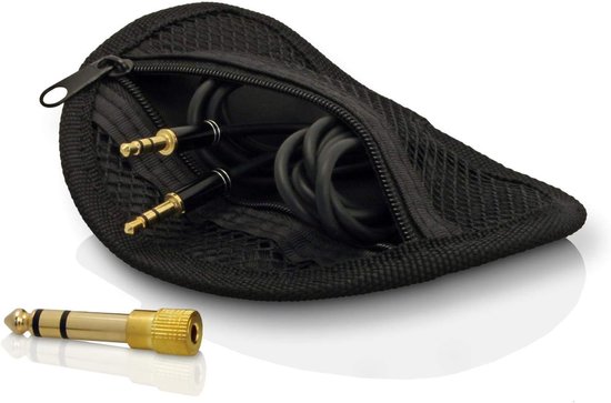 Igadgitz U3804 Zwart Eva Draag Harde Hoes Beschermhoes Compatibel met Hoofdtelefoon Headset Headset — afbeelding 3