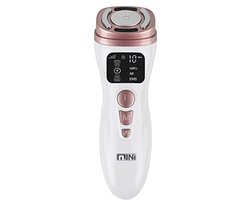 Draagbaar HIFU Gezichtsapparaat 3-in-1 – RF en EMS Anti-Aging – Huidverstrakking Hals en Kin