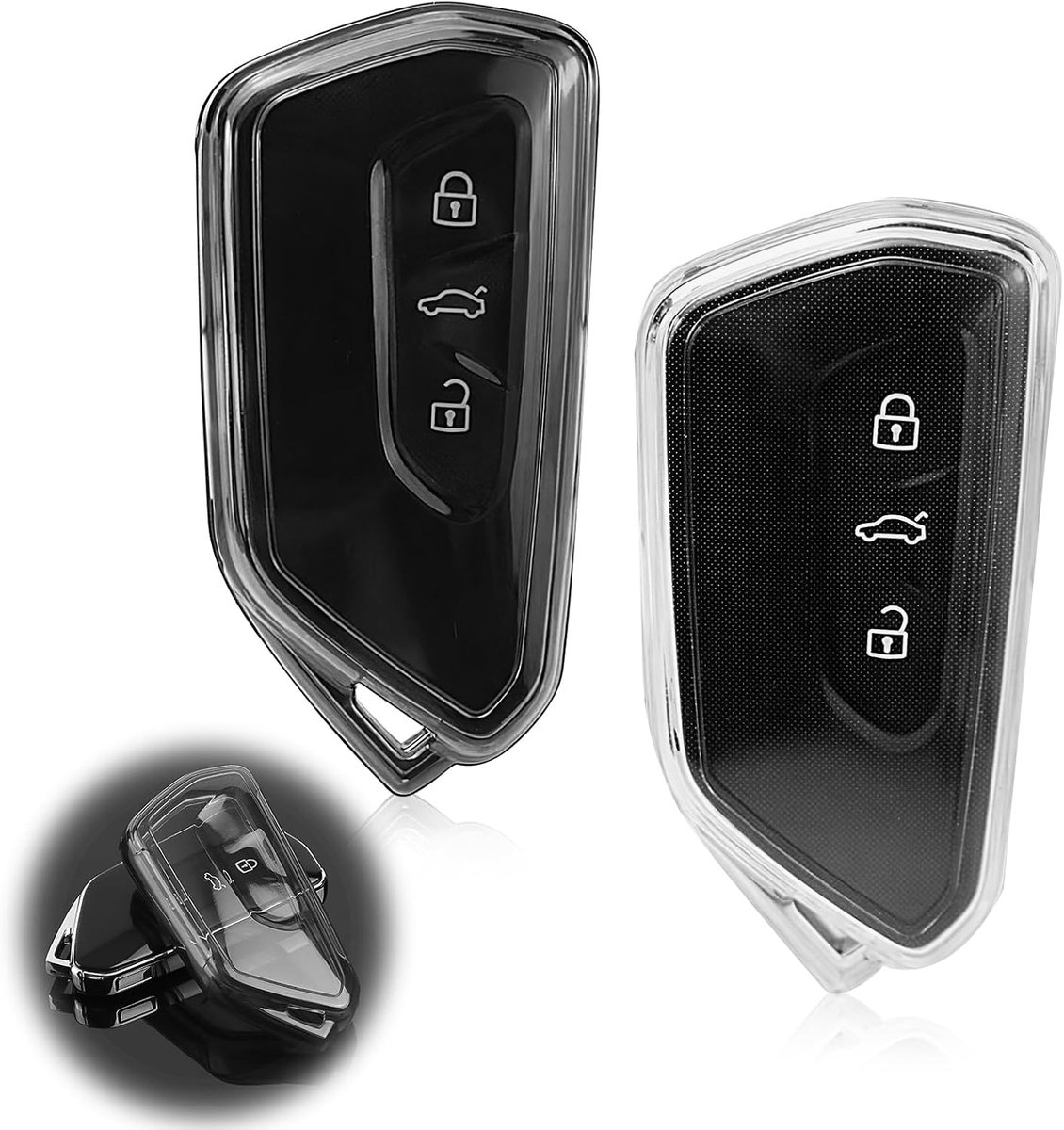 2 stuks sleutelhoes autosleutel hoes voor VW
