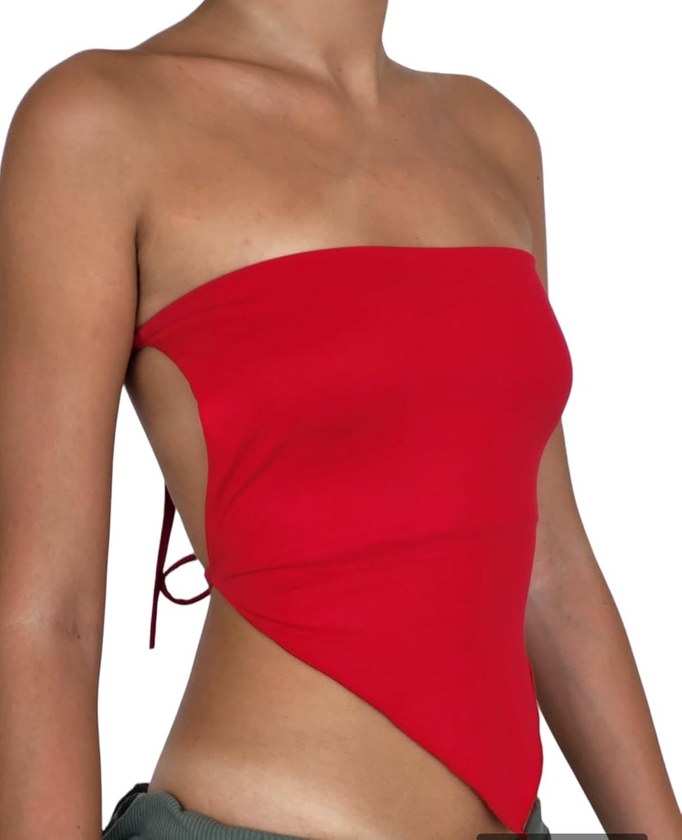 Bandeau-top zonder bandjes, tanktop met kant, perfect voor elegante en casual looks voor meisjes, nauwsluitend, elastisch, zomer, sexy