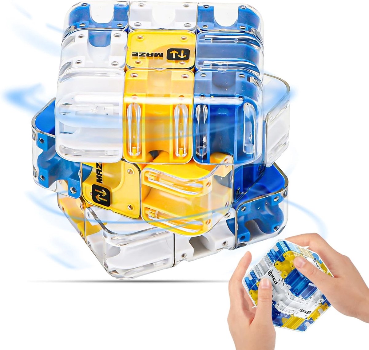 Complex 3D Labyrinth Bal - Uitdagend Puzzelspel met Rollende Ballen voor Volwassenen en Tieners, Interactief Speelgoed voor Breintraining en Vermaak