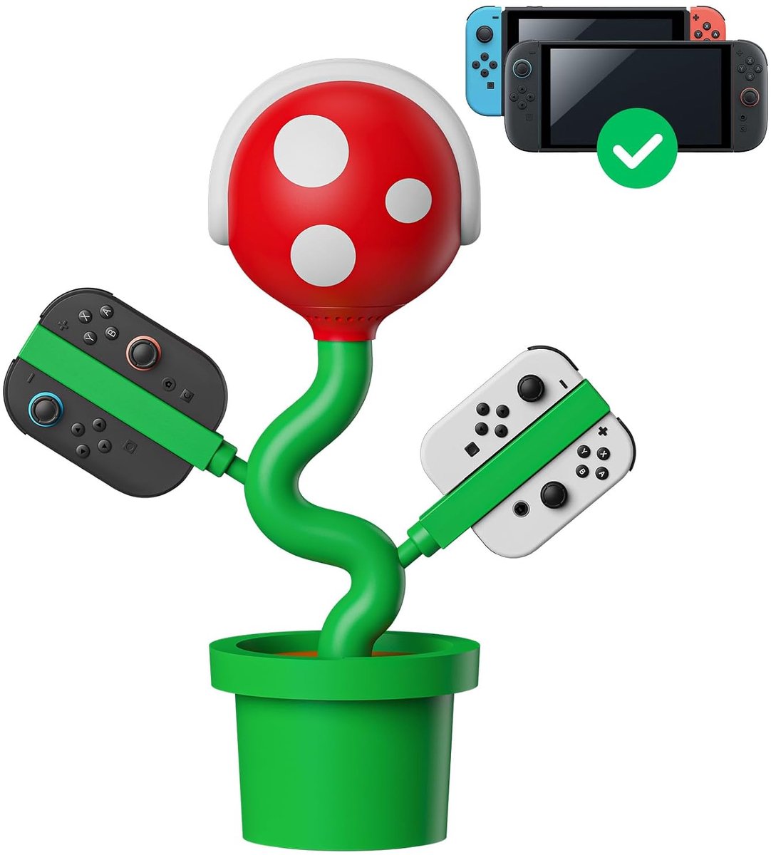 Docking Station - Geschikt voor Nintendo Switch 2/1/OLED - TV Dock met Koelventilator - Oplaadstation voor Switch 2/1 Joypads - 4K@60Hz HD - USB 2.0 - USB-C - Piranha Dock Duo - Gaming Cadeau