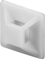 Goobay Tools Kabelbinderhouder, zelfklevend, voor bevestiging van een kabelbinder tot max. 3,6 mm