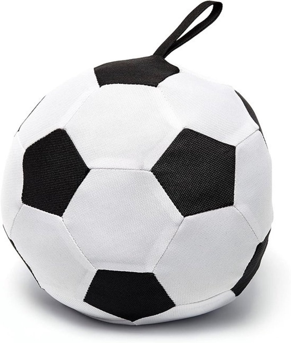 Voetbal Deurstopper - Zwart/Wit - 18 cm - 1 kg - Leuke Decoratie voor Kinderkamer