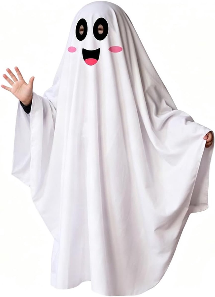 Kinderkostuum voor Halloween, Geest Geest Omhang