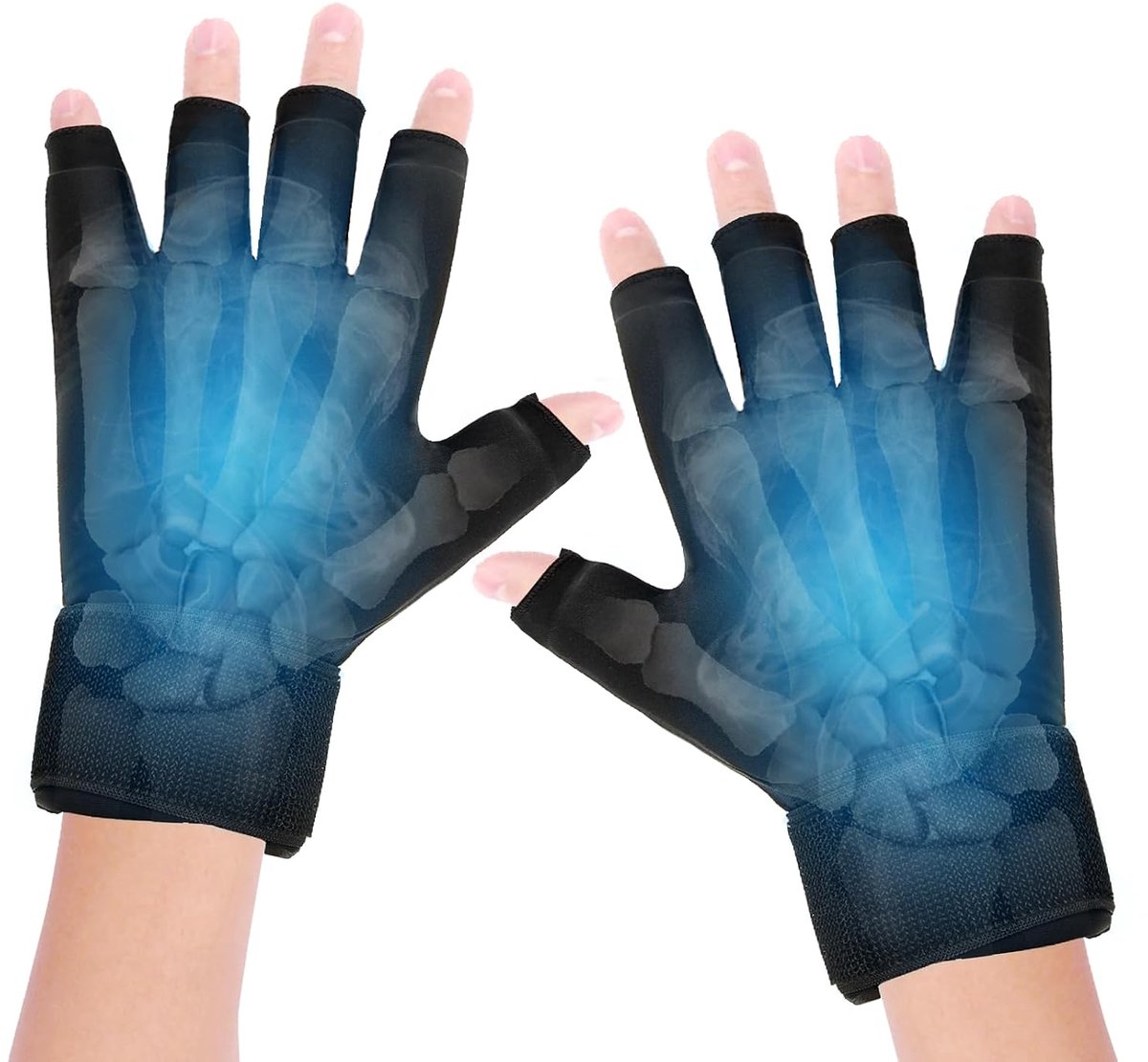 1 paar herbruikbare gelhandtassen, ijszak voor vingers, voor warmte- en koudetherapie, ijszak voor polsen, artritis, peesontstekingen, zwellingen