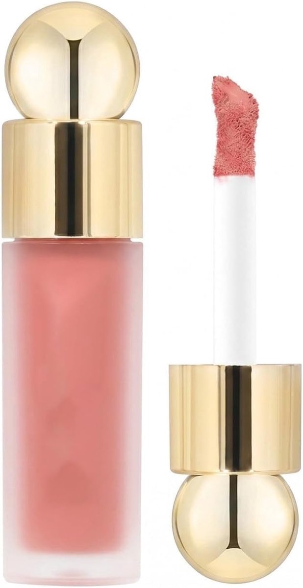 Rouge voor wangen (7,5 ml), langdurig en waterbestendig, fluweelachtige afwerking voor een natuurlijke look, gezichtsmake-up voor dames, nuance 04