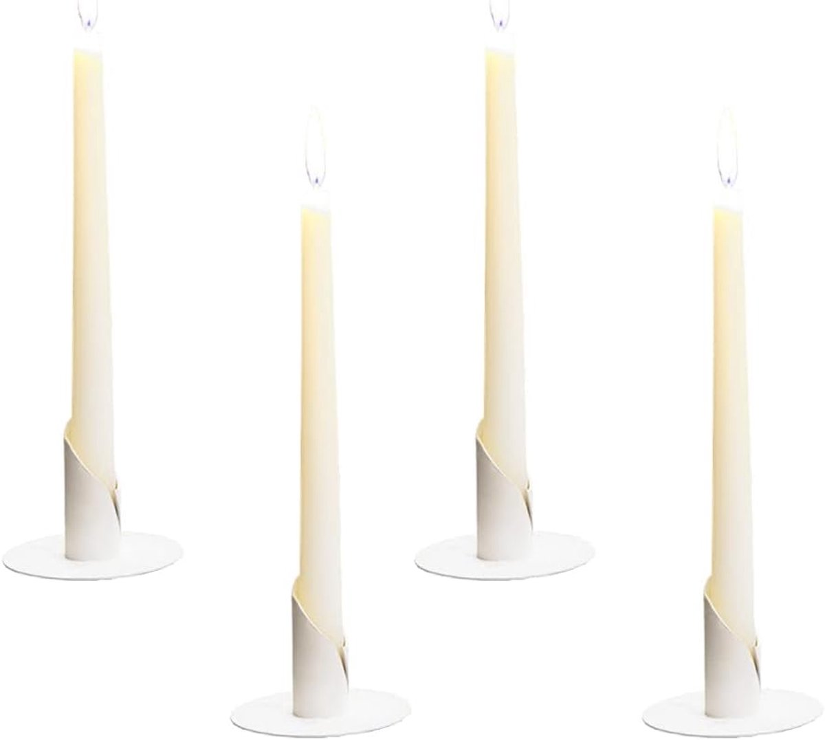 Kaarshouders van 2,5 cm, kaarshouders voor kaarslicht diner, communie kaars, voor doopkaars, kerst, thanksgiving, halloween, verjaardagsfeesten, kaarslicht diner