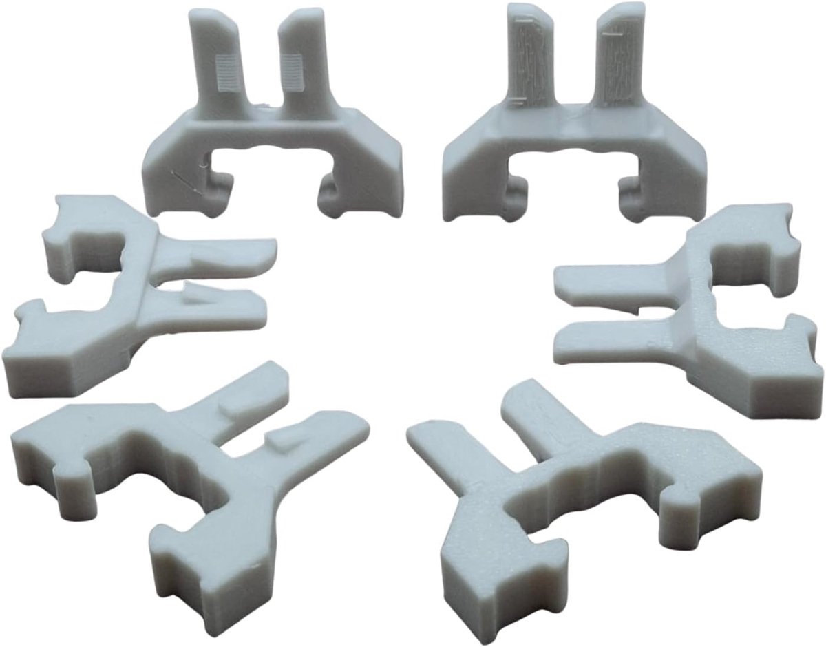 6x vervangende ladehouders compatibel met Blum Metabox 248472000016 Miele Poggenpohl ladehouder