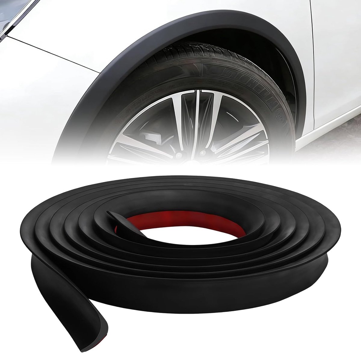 Beschermstrips, wielbaanverbreding, universele spatbordbeschermer, autospatbord voor autobescherming en decoratie