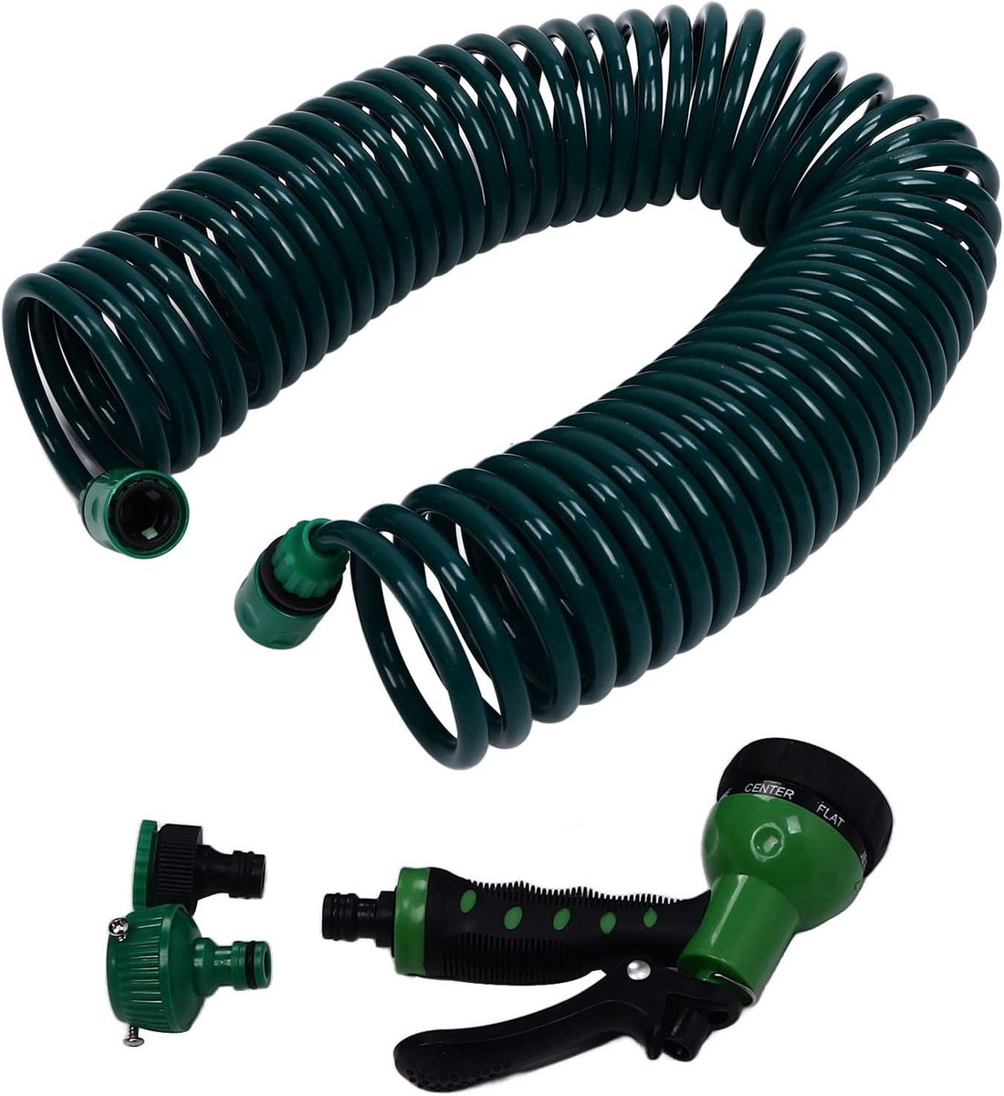 Veerslang EVA Spiraal Tuinwaterslang 7 Modi voor Tuinen retractable water hose coil hose Tuyaux pour jardin