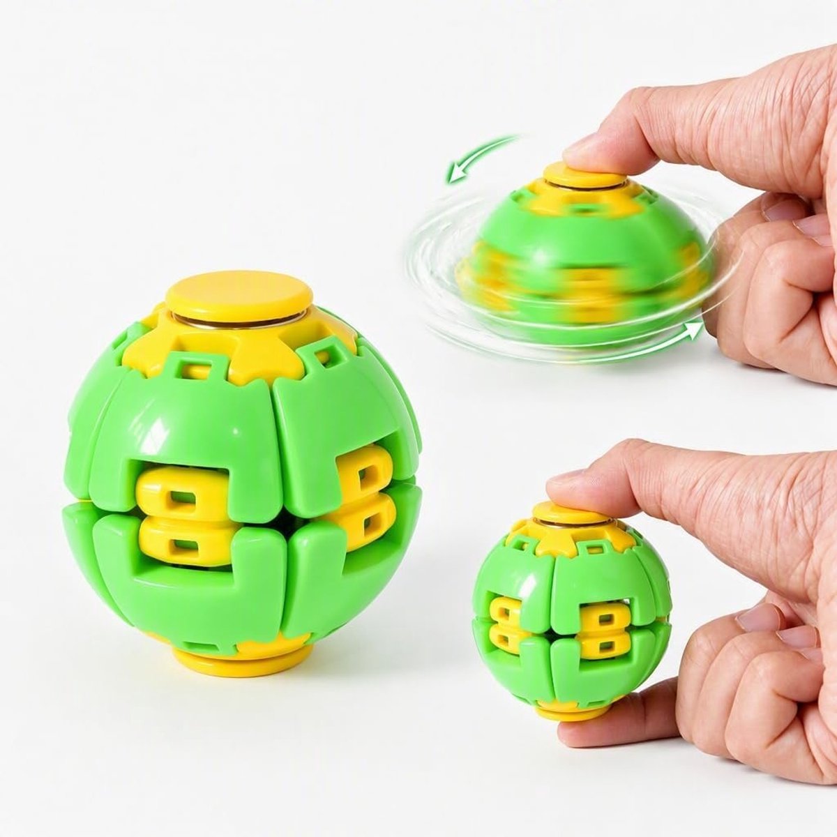 Core Ball, anti-stress roterend spel voor kantoor - groen A5