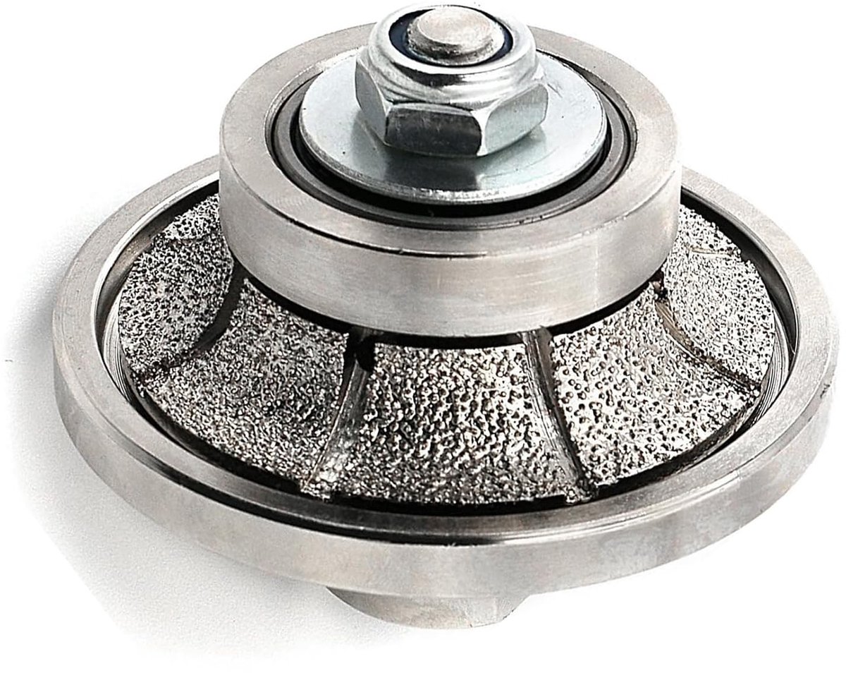 3/8 inch frees voor stenen, halve bullnose, rond, diamant, handprofieler voor graniet, beton, marmer, steen, 5/8-11 draad