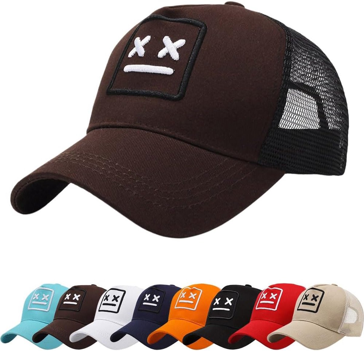 Trucker Cap Basecap Heren en Dames Verstelbare Katoen Baseball Cap Vintage Unisex Basecap Zonnehoed Sportpet voor Outdoor Sport Vrije Tijd Reizen