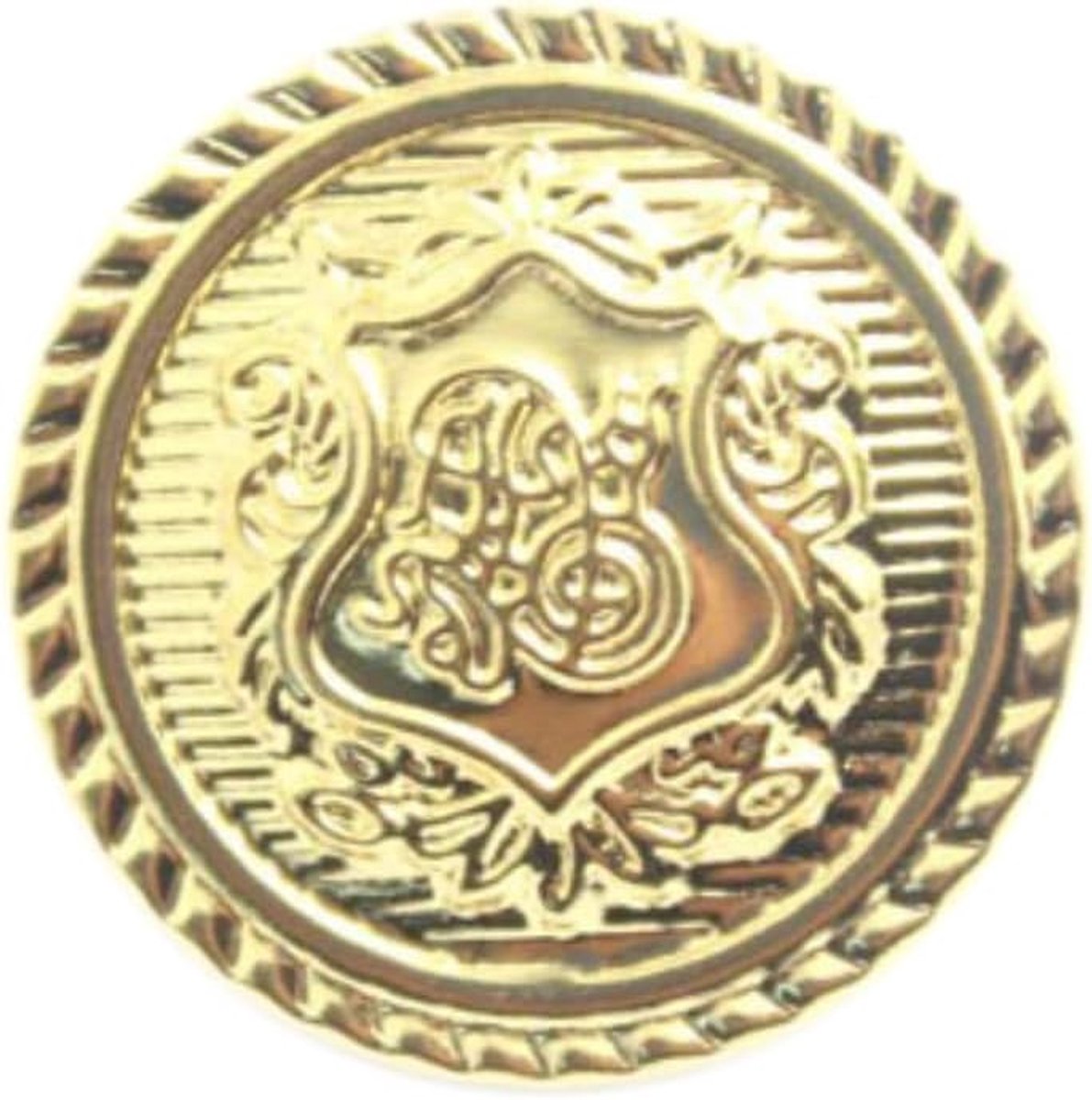 Knopen 30 mm Metalen Knopen Koperen Knopen Shirt Knopen Ronde Sierknopen Jasknopen Jas Knopen Windjack Knoppen Trui Knoppen Knutselknopen voor DIY Naaien Kleding Decoratie, Goud