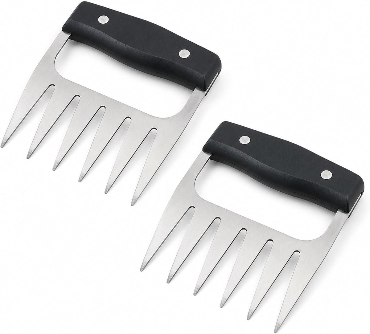 Pork klauwen 2-delig roestvrij staal vleesvork