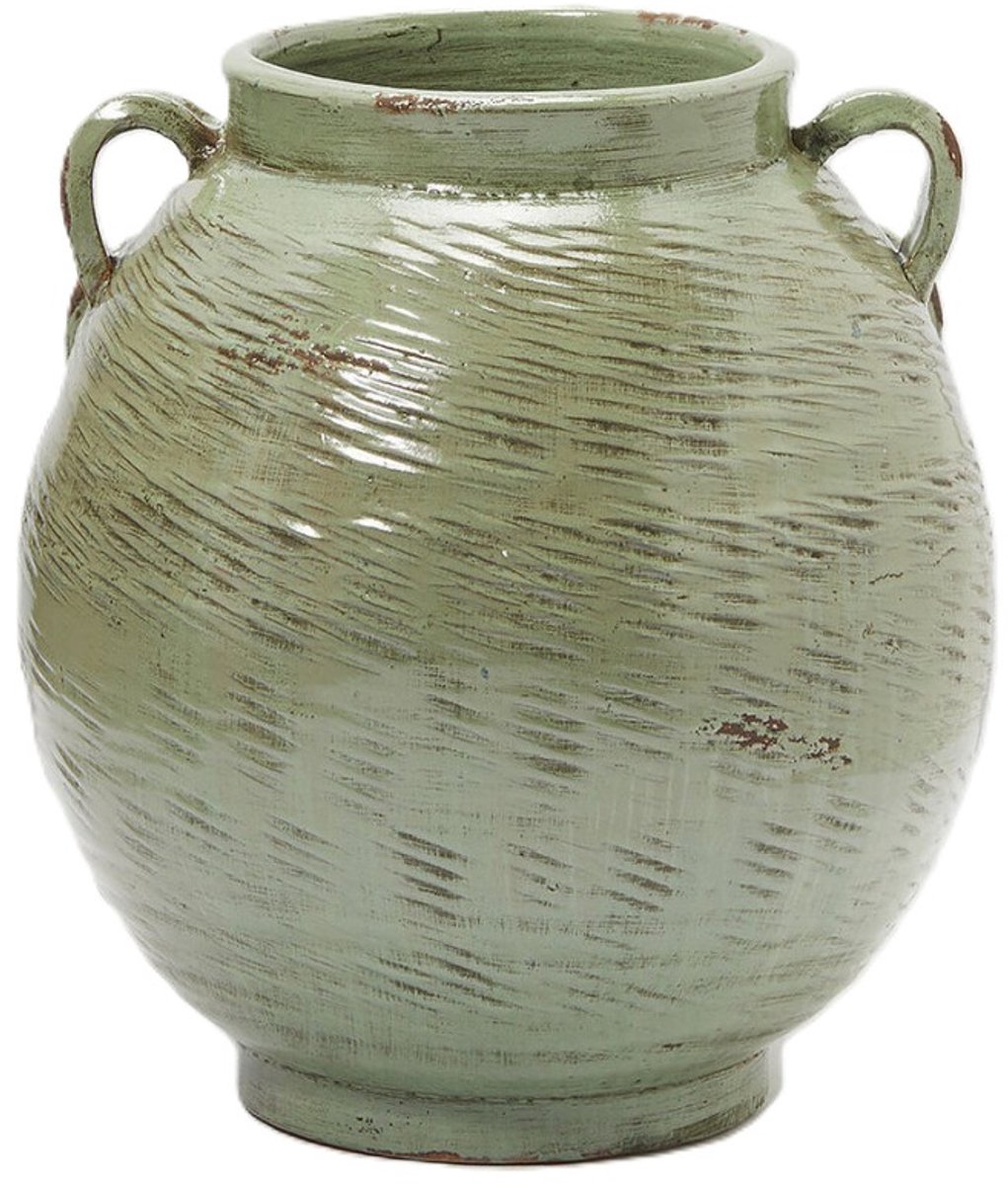 EDG - Bloempot - Keramiek - groen - D37 x H41 cm