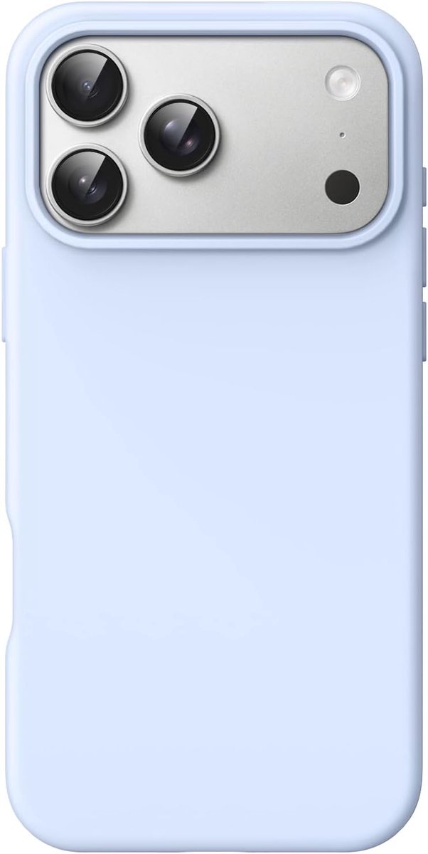Zandarix Hoesje Geschikt voor Apple iPhone 18 Pro Max - Schokbestendig - Krasbestendig - Microvezel Voering - Ondersteunt Draadloos Opladen - Back Cover Hoesje - Gletsjer