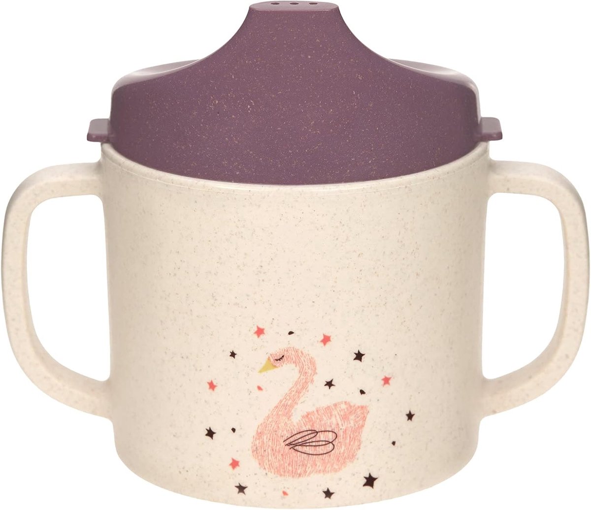 Kinderen oefenbeker met handvat en afneembaar deksel 150 ml/Sippy Cup Little Water Swan