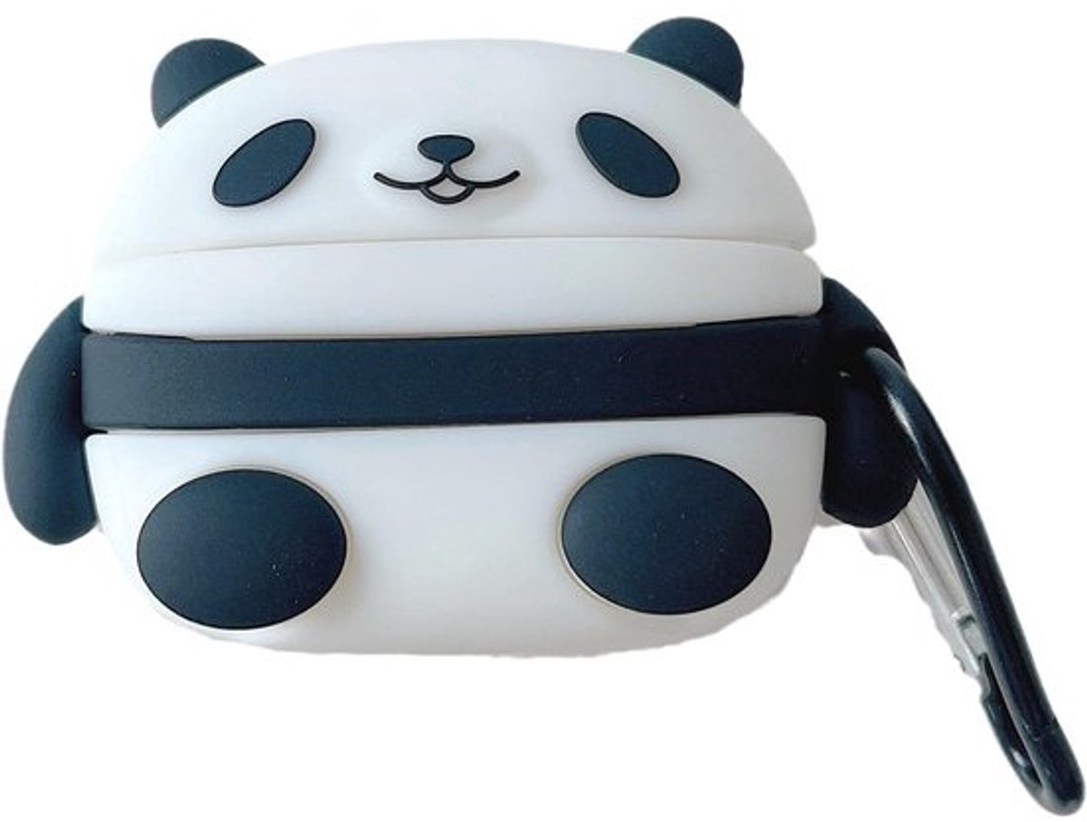 Schattige Panda Hoesje voor AirPods Pro 2 - Zacht Siliconen Beschermhoes voor Draadloze Oordopjes