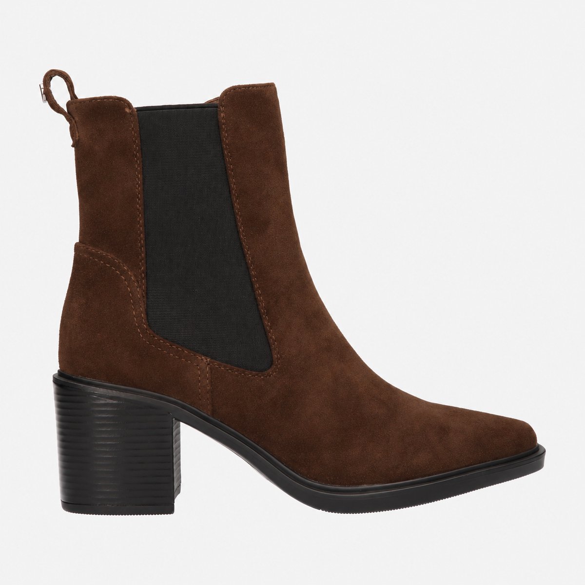 La Strada Enkellaars Bruin Met Rits - Damesschoenen - Maat - 39