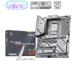 MSI MAG X870E GAMING PLUS MAX WIFI moederbord AMD X870E Socket AM5 ATX