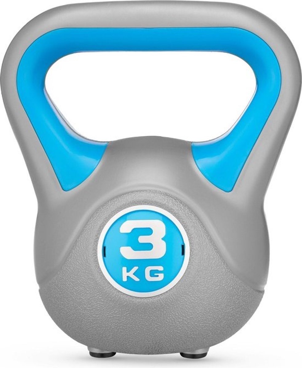 Kettlebell 3kg voor Krachttraining en Thuistraining - Ergonomisch Gewicht