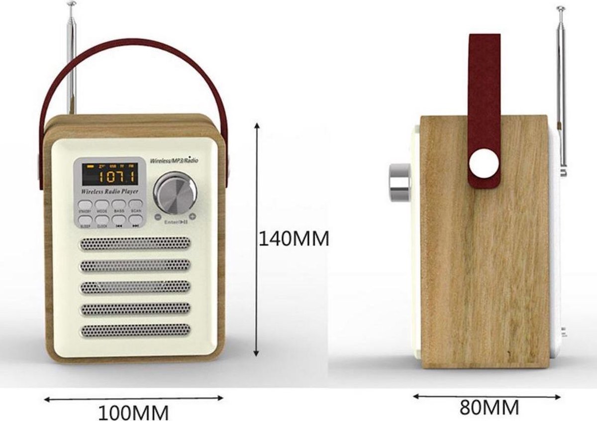 Trevi DAB 793 R draagbare radio met digitale ontvanger, DAB/DAB en FM