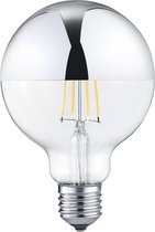 LED Lamp - Filament - Trion Limpo - E27 Fitting - 7W - Warm Wit 2700K - Glans Chroom - Glas