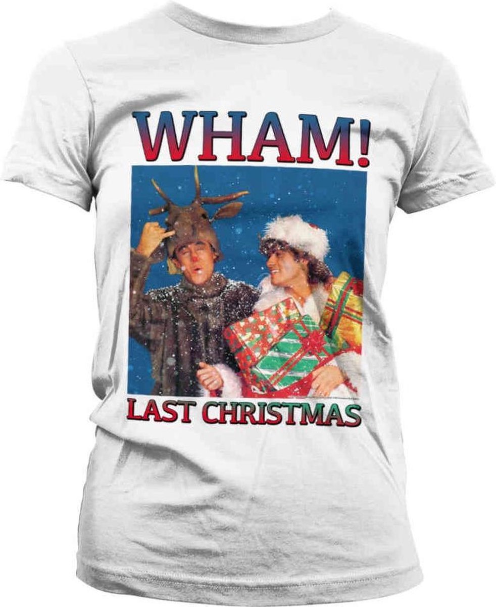 Wham! Dames Tshirt -XL- Last Christmas Wit