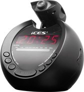 Ices ICRP-212 - Wekkerradio - Zwart