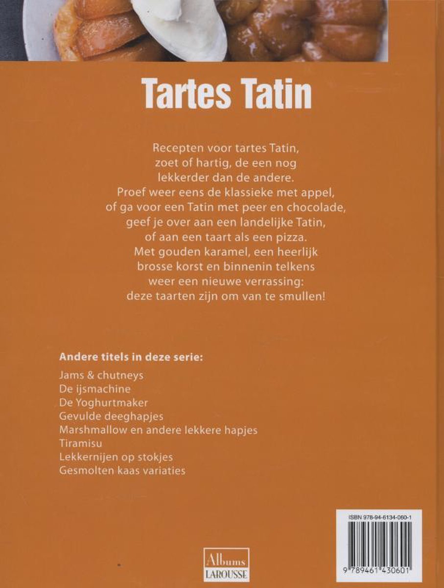 Creatief Culinair  -   Tartes tarin - back cover